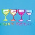 thumbnail image 3 of CafePress - Wine Group Therapy 2 Women's Dark T Shirt - Women's Traditional Fit Dark T-Shirt, 3 of 4