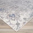 thumbnail image 3 of Couristan Brocatelle Oglive Silver-Cream Runner Rug, 3 of 9