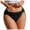 Black, variant on Women's Low Rise Cotton Gusset Panties Bikini Hipster Full Coverage Ribbed Brief Panty Soft Everyday Underwear (White, XL)