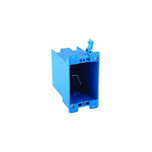 Carlon B120R Blue NonMetallic Adjustable 1Gang Outlet Box 41/8 in