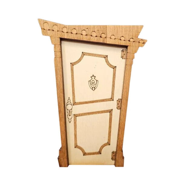 Puertas de hadas para árboles, puerta de hadas en miniatura para exteriores, decoración de árboles, accesorios de jardín