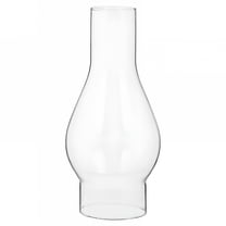 HIBIBUD Clear Oil Lamp Chimney Glass Kerosene Lamp Chimney Glass Lamp Chimney Shade