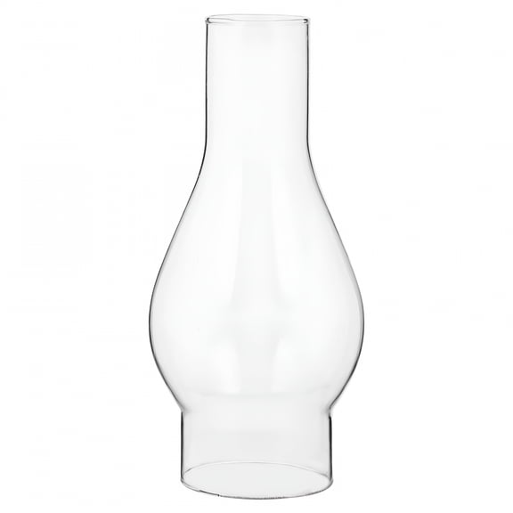 HIBIBUD Clear Oil Lamp Chimney Glass Kerosene Lamp Chimney Glass Lamp Chimney Shade