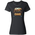thumbnail image 3 of Inktastic Idaho Vacation Bear Silhouette Women's T-Shirt, 3 of 5