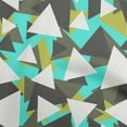 thumbnail image 1 of oneOone Rayon Turquoise Green Fabric Geometric Sewing Material Print Fabric By The Yard 56 Inch Wide-PN, 1 of 5