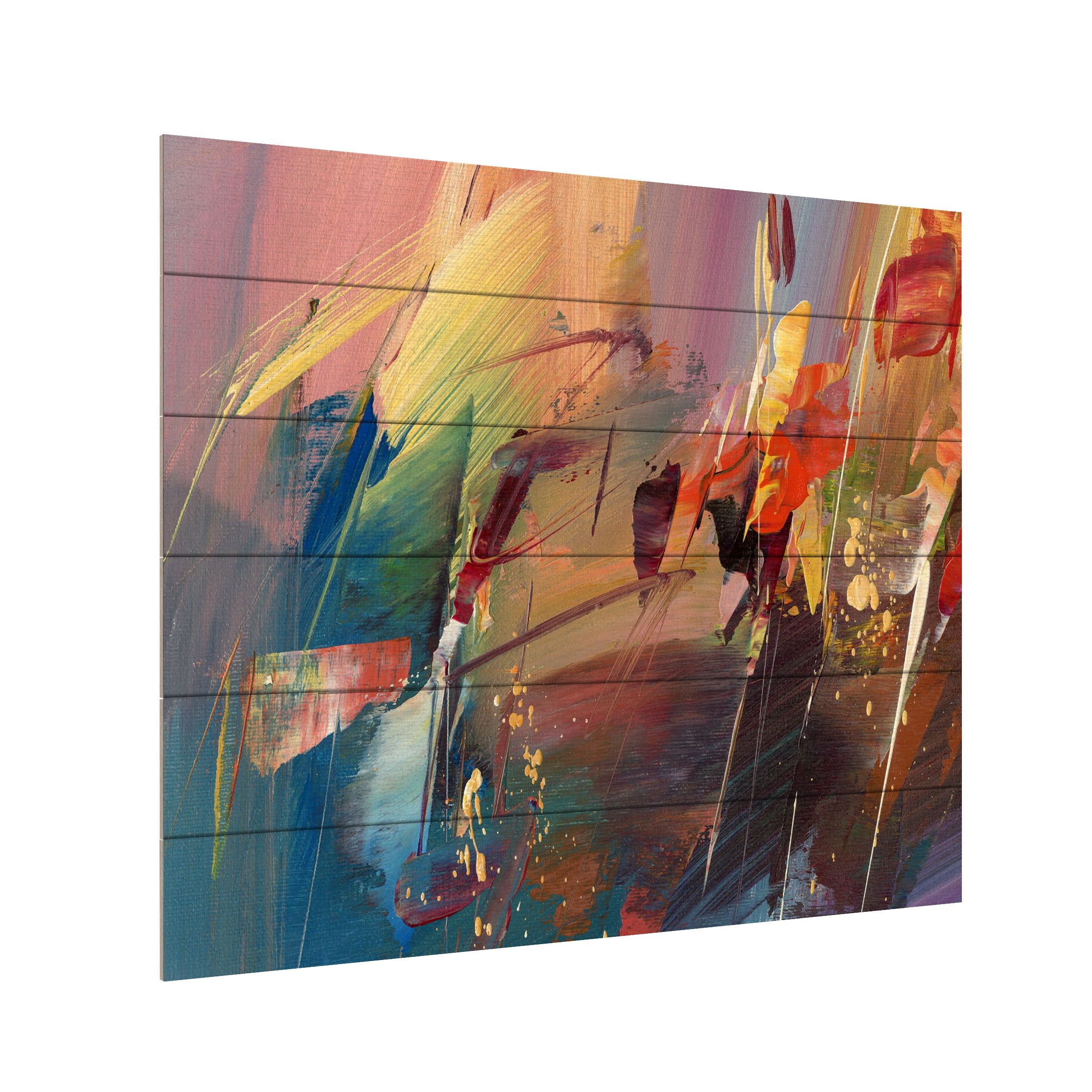 Trademark Fine Art 'Garden' Wooden Wall Art Art by Ricardo Tapia