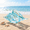Aquamarine, variant on 8.4" Glconch Figurines Hand Blown Seashell Art Figurine