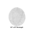 thumbnail image 4 of Better Trends 18"x20" Premium Toilet Lid Cover 100% Cotton Tufted Bathroom Rug Water Absorbent Reversible Machine Washable White - Edge Collection, 4 of 6