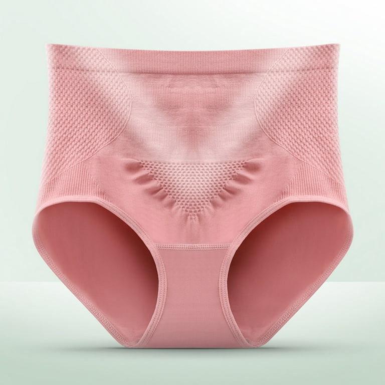 HUPOM Organic Cotton Underwear Womens Underwear Thong Leisure Tie Comfort  Waist Red M