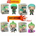 thumbnail image 2 of FUNKO POP ONE PIECE más nuevo Glows #327 Zoro (ENMA) #1288 Roronoa Zoro #923 Figura de acción de modelo de personaje Juguetes para niños Regalos, 2 of 5