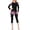 Black, variant on Riforla Women's Swimwear Full Length Swimwear Long Sleeve Swimsuit with Hijab Cover Ups for Beachwear Conservative Bathing Suit for Women Blue XXXL