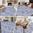 thumbnail image 5 of 6'x9' Area Rugs, Coastal Seashells Indoor Outdoor Area Rug for Living Room Bedroom, Summer Nautical Coral Vintage Rustic Washable Bathroom Rugs Kitchen Floor Carpet Mats Home Decor Aesthetic, 5 of 8