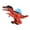 Orange, variant on Orange Roaring Dinosaur Figure Toy With Sound And Flashing Lights Spinosaurus Plastic Model For Children