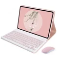 thumbnail image 1 of Tablet Case for Honor Pad 9 12.1 inch Keyboard Cover Magnetic Wireless Keyboard Coque For Honor Pad 9 HEY2-W09 HEY2-W19 Case pink with mouse German(QWERTZ), 1 of 6