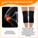 thumbnail image 4 of Rodilleras Opvixi, 2 pares, suaves, negras, para protección deportiva, 4 of 7
