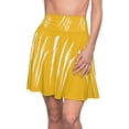 thumbnail image 5 of Effete Feline Claw Marks Scratch Women Skater Skirt (AOP), 5 of 7