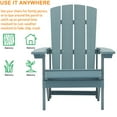thumbnail image 2 of Topcobe Outdoor Weather Resistant Seating for Garden Patio, Light Blue, 2 of 7