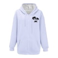 thumbnail image 3 of SHIXIAOO Veste à Capuche Décontractée à Manches Longues avec Imprimé Arbre pour Femmes, Sweat à Capuche à Fermeture à Glissière, Sweat Uni pour Femmes Grande Taille, Pack de Sweat à Capuche pour Femmes, 3 of 3