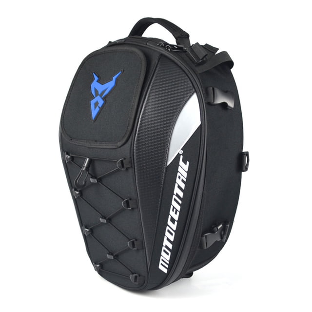 Motorcycle Rear Bag Back Seat Bag Tail Bag Multifunction Shoulder Stocked Backpack Helmet Pack