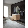thumbnail image 4 of Moen Kyvos Collection Chrome Modern Bathroom Hand -Towel Ring, BP3786CH, 4 of 6