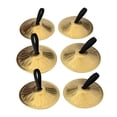 thumbnail image 4 of FashionCha 2 Finger Cymbals, Dance Instrument Accessory for Children, Metal Material, Ergonomic Design, Easy to Transport, Suitable for Children's Dance Part 6Pcs, 4 of 8