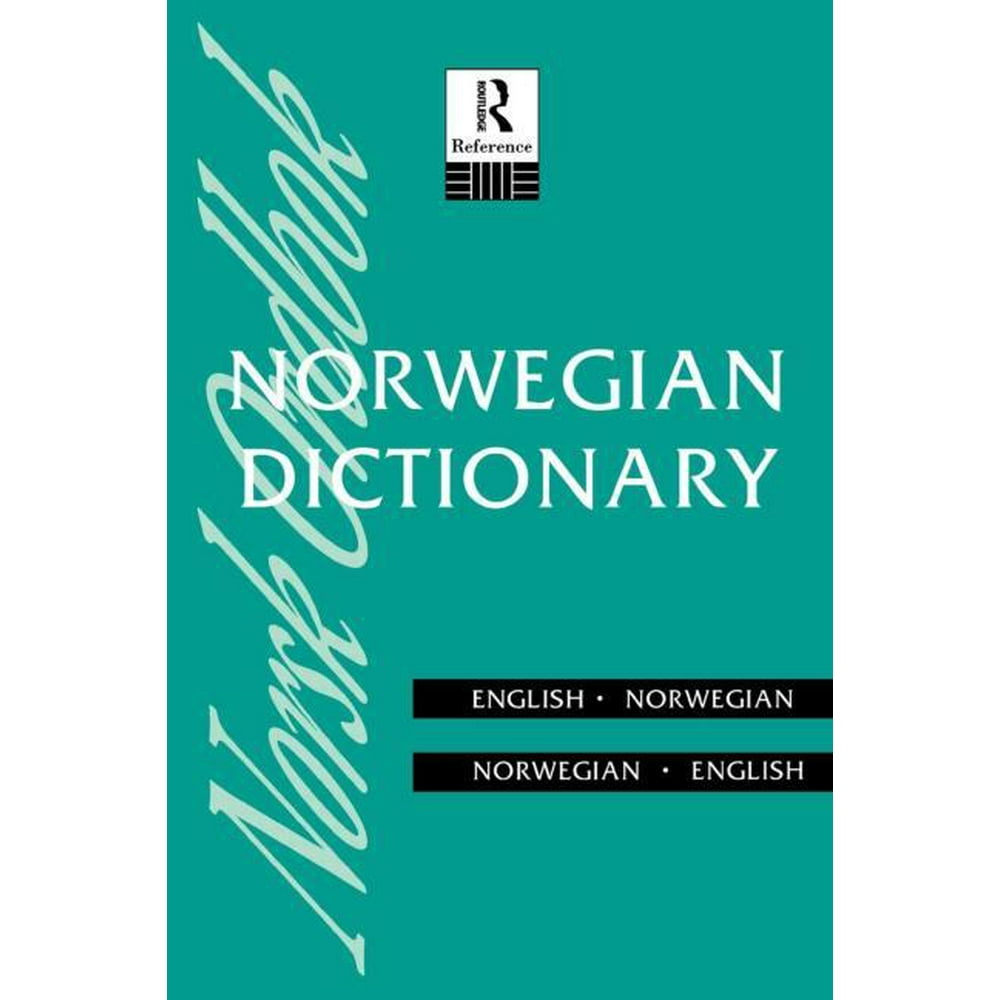 Routledge Bilingual Dictionaries Norwegian Dictionary Norwegian
