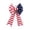 C, variant on KUNPENG Patriotic Star Bow for Wreaths - July 4th Independence Day Ribbon Streamer - Red White and Blue Party Decorations for Front Door and Wall 14"x8"