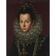 thumbnail image 3 of Sofonisba Anguissola 12x14 Black Modern Framed Museum Art Print Titled - Portrait of Catalina Micaela, Duchess Consort of Savoy (1567-1597), 3 of 5