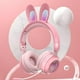 thumbnail image 3 of Auriculares inalámbricos Macarena estéreo 360 grados luz RGB con Micrófono Rosado, 3 of 8