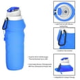 Collapsible Water Bottles20oz, Foldable, Reusable,