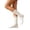 A-Clear42, variant on Yuanlong Women's Socks Mid-Calf Hollow Out Mesh Ruffle Socks Solid Color Leisure Activities Hosiery