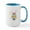 White/Blue Inside, variant on CafePress - Bunny Egg Mugs - 15 oz Ceramic Large White Novelty Mug