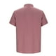 thumbnail image 4 of Blusa y camisa de manga corta con cuello vuelto para hombre, color liso, informal, holgada, con botones y bolsillo, blusa de manga corta con cuello vuelto, blusa de poliéster para hombre, 4 of 5