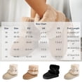thumbnail image 3 of Women's Snow Boots Winter Fur Lined Ankle Boots Pull On Comfortable Walking Shoes Outdoor Cold Snowy Warm Winter Thick-Soled Boots, 3 of 9