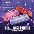 thumbnail image 2 of Nyx Professional Makeup, Bridgerton Paleta de Rubor, Tono: Wallflower (rosa). Rubor en polvo. Fórmula vegana., 2 of 6