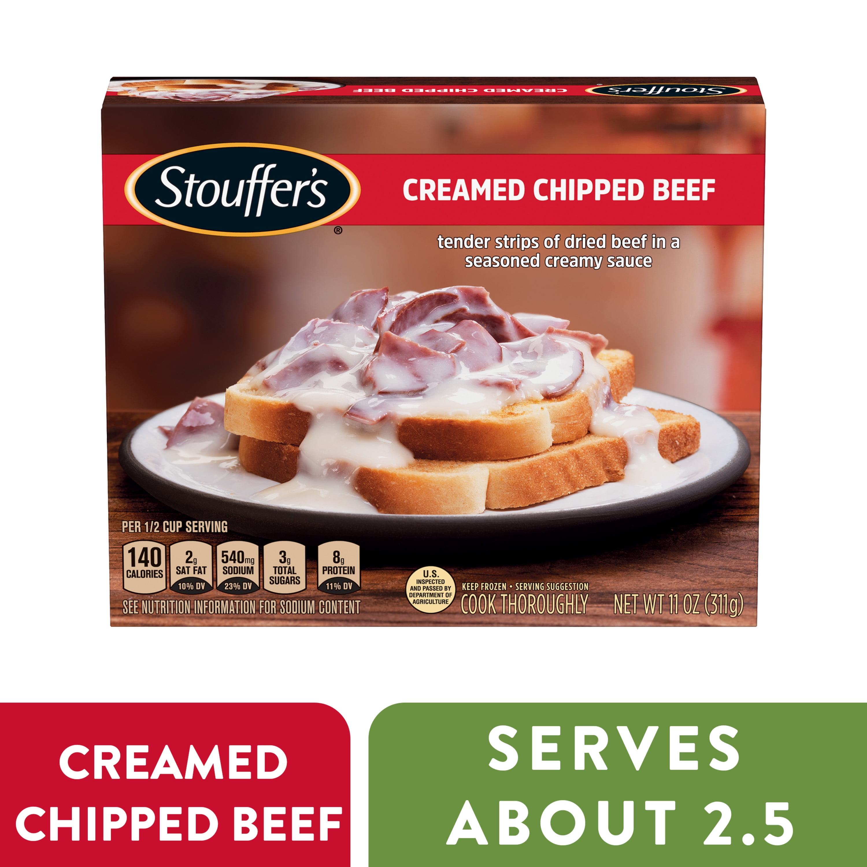 Stouffer's Creamed Chipped Beef Frozen Meal 11 oz.