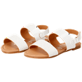 thumbnail image 4 of bebe Girls’ Sandal – Two Strapped Patent Leatherette Glitter Sandals (Toddler/Little Kid), 4 of 7