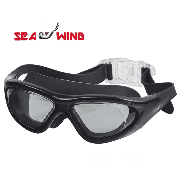Gafas de natación antivaho de alta definición para adultos y mujeres, gafas protectoras de luz plana para natación