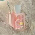 thumbnail image 6 of Usloyux Under $5 Wall-Mounted Black Dustproof Toothbrush Holder,Tooth Brush Holder Non Screw Travel with Cups Self Adhesive Upside Down Drainage, 6 of 6