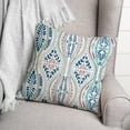 thumbnail image 3 of Creative Products Blue Purple Folk Pattern 20x20 Indoor / Outdoor Pillow, 3 of 3