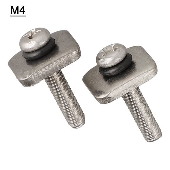 Yimiti Fin Screw and Plate Nails Bolt Screws for Surf Longboard Surfboard for Kayak 2PCM4M5,M4