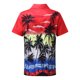 thumbnail image 2 of Camisas Negras Para Hombre Blusa superior con estampado hawaiano de playa de ocio de de verano para hombre (Red, 3XL), 2 of 7