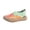 Green, variant on Willtoo Orthopedic Shoes For Women Round Toe Wide Fit Slip On Walking Shoes Colorful Print Non‑Slip Casual Outdoor Training Athletic Shoes