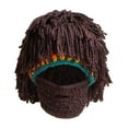 thumbnail image 4 of fenteer Knit Bearded Hats Casual Handmade Prop Men Women Ski Knitted Hat Winter Hat B, 4 of 7