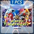 thumbnail image 5 of Sonic Backdrop,43.3"* 70.8" Sonic Birthday Backdrop Sonic Photo Backdrop Sonic Party Backdrop, Sonic Theme Backdrop for Sonic Party Favors, 5 of 7