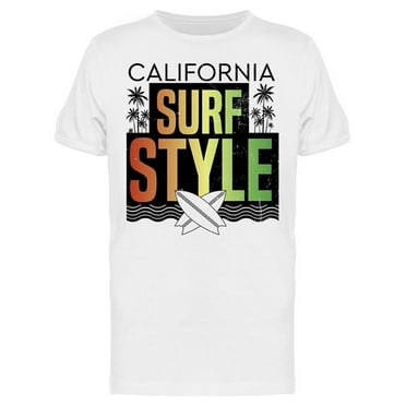 Cali Surf Style T-Shirt Men -Image by Shutterstock, Male 3X-Large