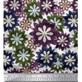 thumbnail image 1 of Soimoi Crepe Silk Fabric Artistic Floral Printed Fabric 1 Yard 42 Inch Wide, 1 of 1