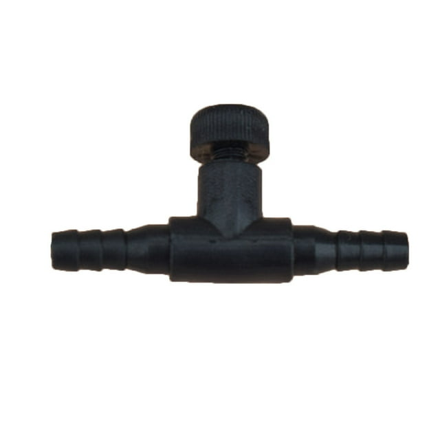 WIFKLSIIPG Aquarium Airline Regulator Pump Air Line Tube Flow Control Valve for Fish Tank(Black)