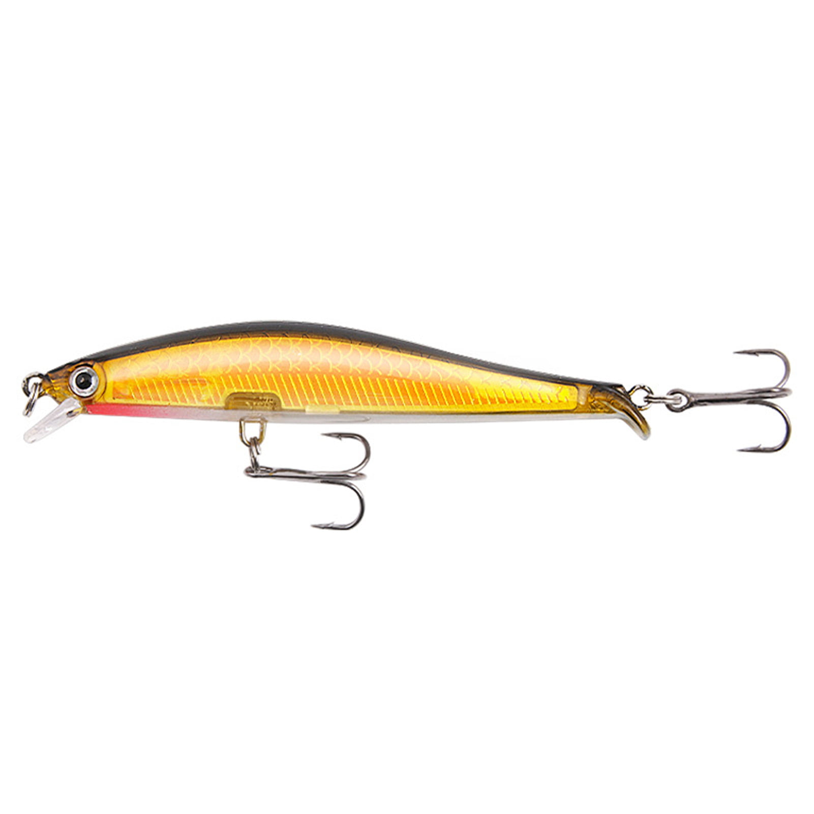 9.5cm/7.5g Barbed Fishing Lure Far Throwing 3d Eyes Bright Color Minnow  Baits Fishing Tool