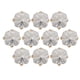 thumbnail image 3 of 10 piezas de garra de costura de diamante de vidrio cuadrado de grasa alta accesorios de ropa decoraciones K9 10 mm blanco, 3 of 5
